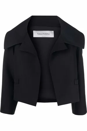 VALENTINO GARAVANI Chaqueta corta con cuello oversize