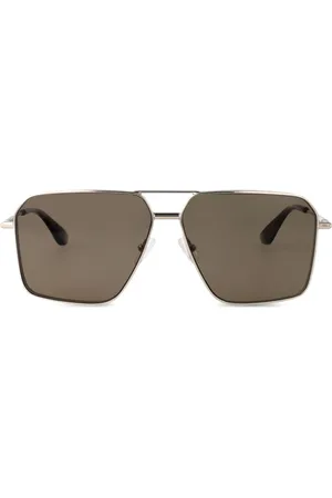 Alexander McQueen Gafas de sol con montura estilo piloto