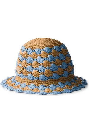 Prada Sombrero de pescador de ganchillo