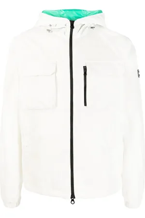 Duvetica Chaqueta con capucha y parche del logo