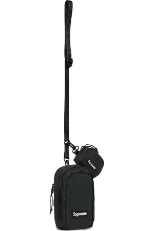 Supreme Bandolera Black con parche del logo