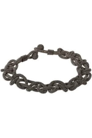 Fabiana Filippi Collar con apliques de strass
