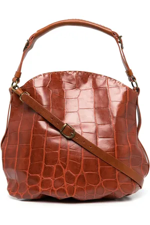 Madison.Maison Bolso de hombro con efecto de piel de cocodrilo
