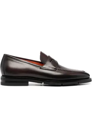 santoni Mocasines de piel de becerro