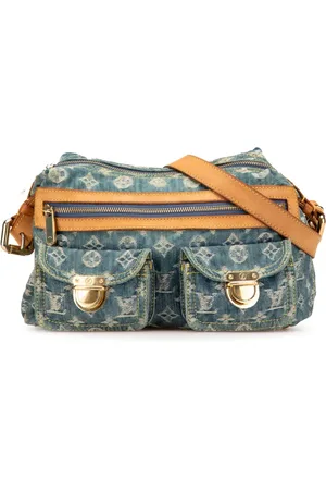 LOUIS VUITTON Bandolera Denim Baggy PM con motivo de monograma 2006