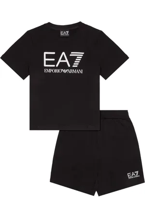 Emporio Armani Logo-print tracksuit set