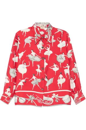 Hermès Blusa camisera 1990-2000