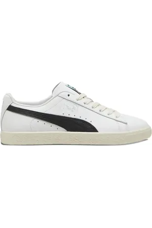 PUMA Zapatillas Clyde Leather White Black