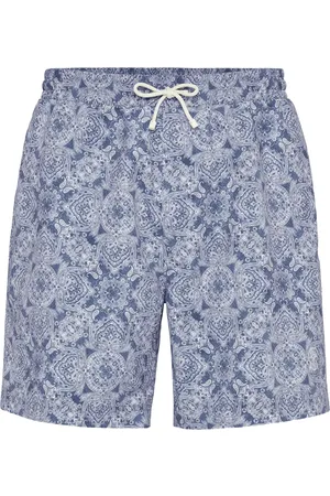 Brunello Cucinelli Patterned swim shorts