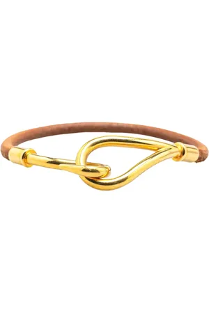 Hermès Pulsera Jumbo Hook de piel 2000-2024