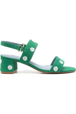 Blue Bird Mules Little Daisy con tacón de 50mm