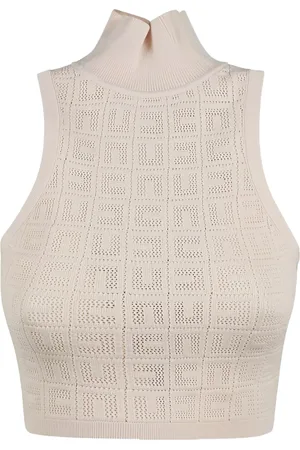 Elisabetta Franchi Logo mesh top