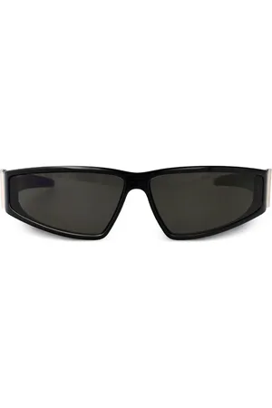 Alexander McQueen Gafas de sol con montura envolvente