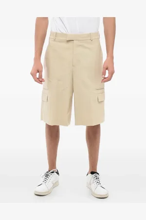 Alexander McQueen Pantalones cortos con bolsillos de solapa