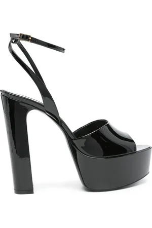 Saint Laurent Sandalias Jodie con tacón de 125 mm