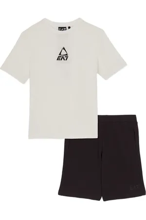 Emporio Armani Logo-print tracksuit set