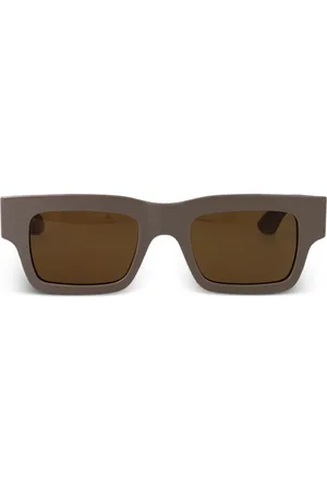 Alexander McQueen Gafas de sol con montura gruesa