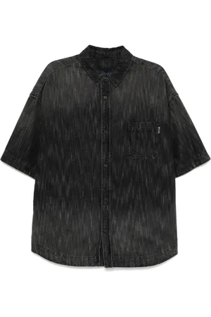JUUN.J Camisa vaquera de manga corta
