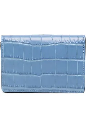 SMYTHSON Cartera con efecto de piel de cocodrilo