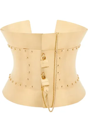 Dolce & Gabbana Cinturón con diseño de corsé y candado