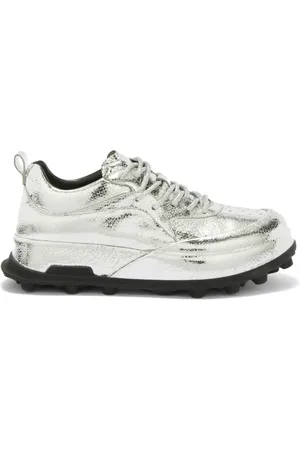 Jil Sander Zapatillas con efecto metalizado