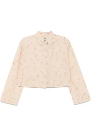 CHANEL Camisa con estampado gráfico 1999