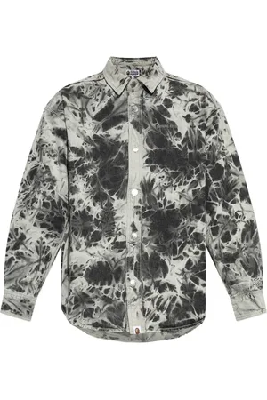 A Bathing Ape Camisa con motivo tie-dye