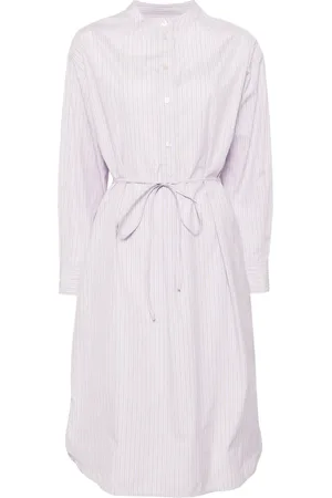 YVES SALOMON Vestido camisero con botones