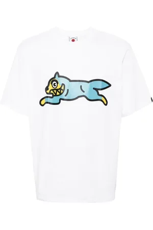 ICECREAM Camiseta con perro corriendo estampado