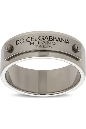 Dolce & Gabbana Anillo con logo grabado