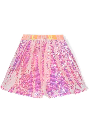 Billieblush Falda a capas con lentejuelas