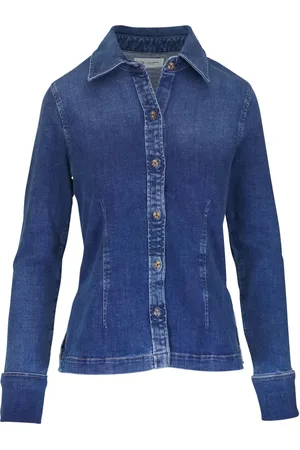 AG Jeans Camisa vaquera de algodón