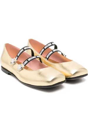 Moschino Bailarinas con franja del logo
