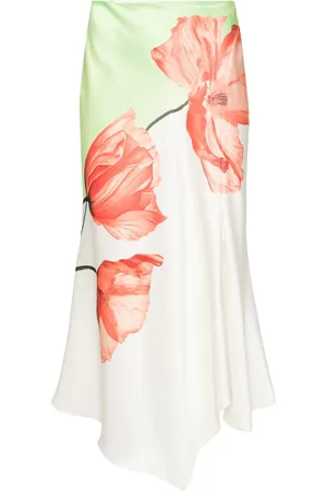 ALICE+OLIVIA Falda con motivo floral