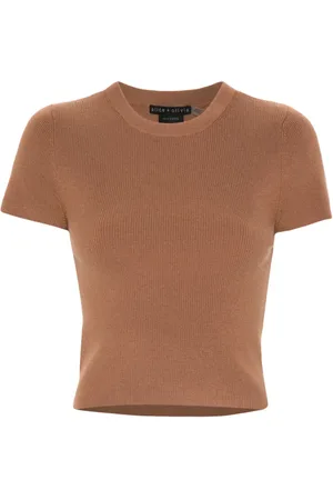 ALICE+OLIVIA Top de manga corta