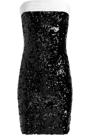 ALICE+OLIVIA Vestido corto Sibella con lentejuelas