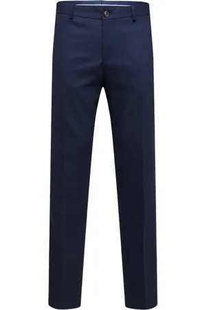 SELECTED Pantalones rectos con pinzas