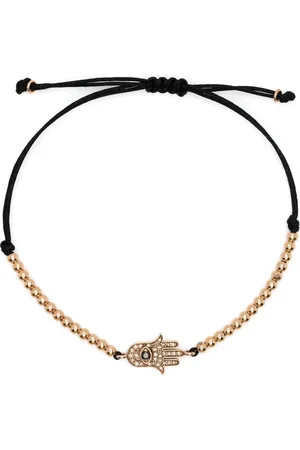 ANIL ARJANDAS Pulsera Hamsa Hand en oro de 18kt con diamantes