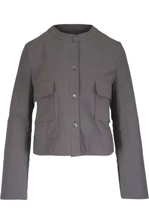 ODEEH Chaqueta sin cuello