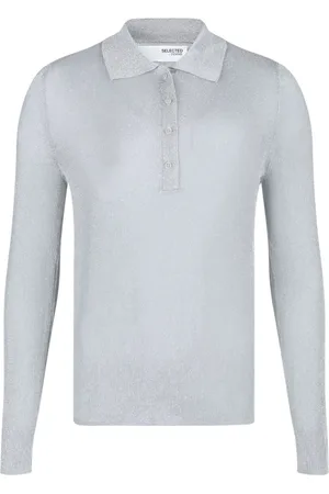 SELECTED Polo metalizado
