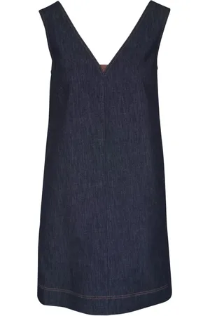 Brunello Cucinelli Vestido vaquero de algodón