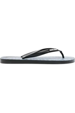 Roberto Cavalli Chanclas con parche del logo