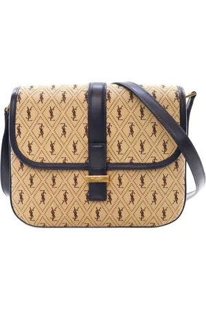 Saint Laurent Bandolera Le Monogramme pequeño de lona 2021