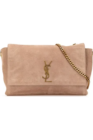 Saint Laurent Bandolera Reversible Kate mediana de ante y piel de becerro suave 2022