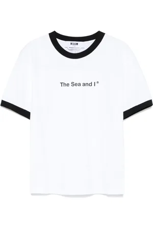 Msgm Camiseta con eslogan