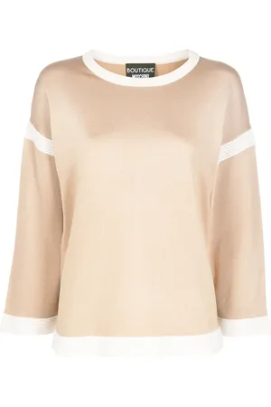 Moschino Jersey con detalles en contraste