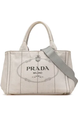 Prada Bolso satchel Canapa Logo pequeño de tela vaquera 2010-2024