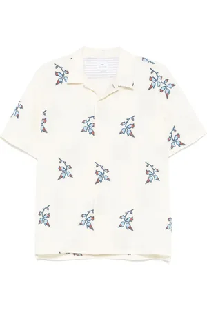Paul Smith Camisa con bordado floral