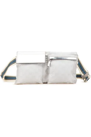Gucci Riñonera Web Double Pocket con estampado GG clásico 2000-2015