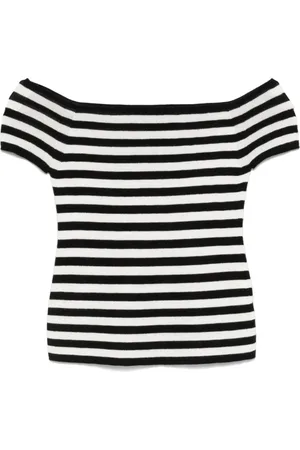 ERIC BOMPARD Top Bardot a rayas